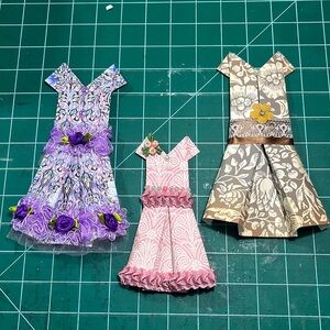 Handmade Origami Dresses